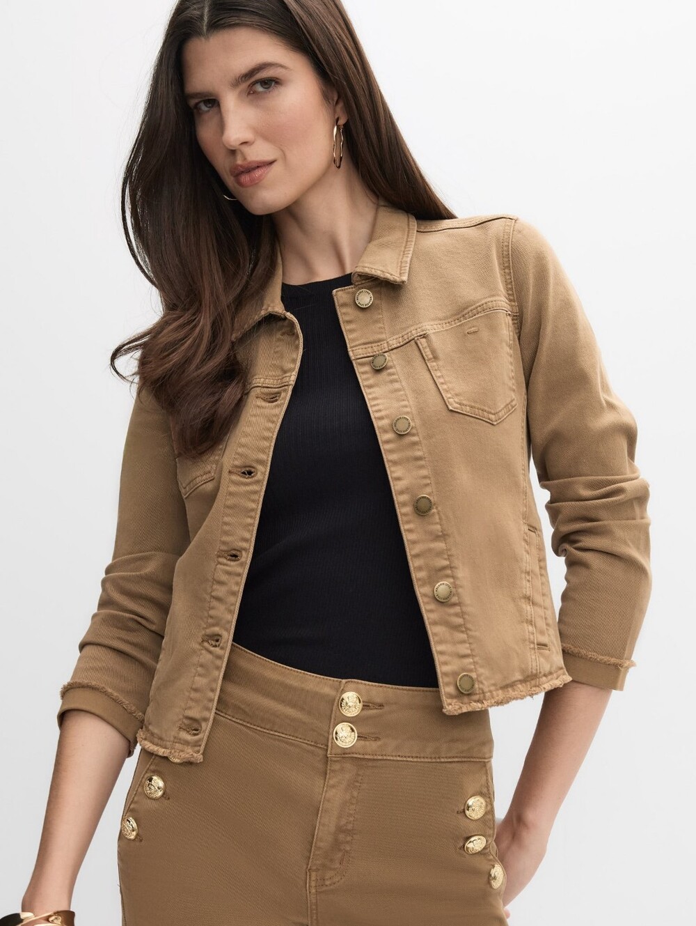 Melanie Lyne Stretch Denim Jacket